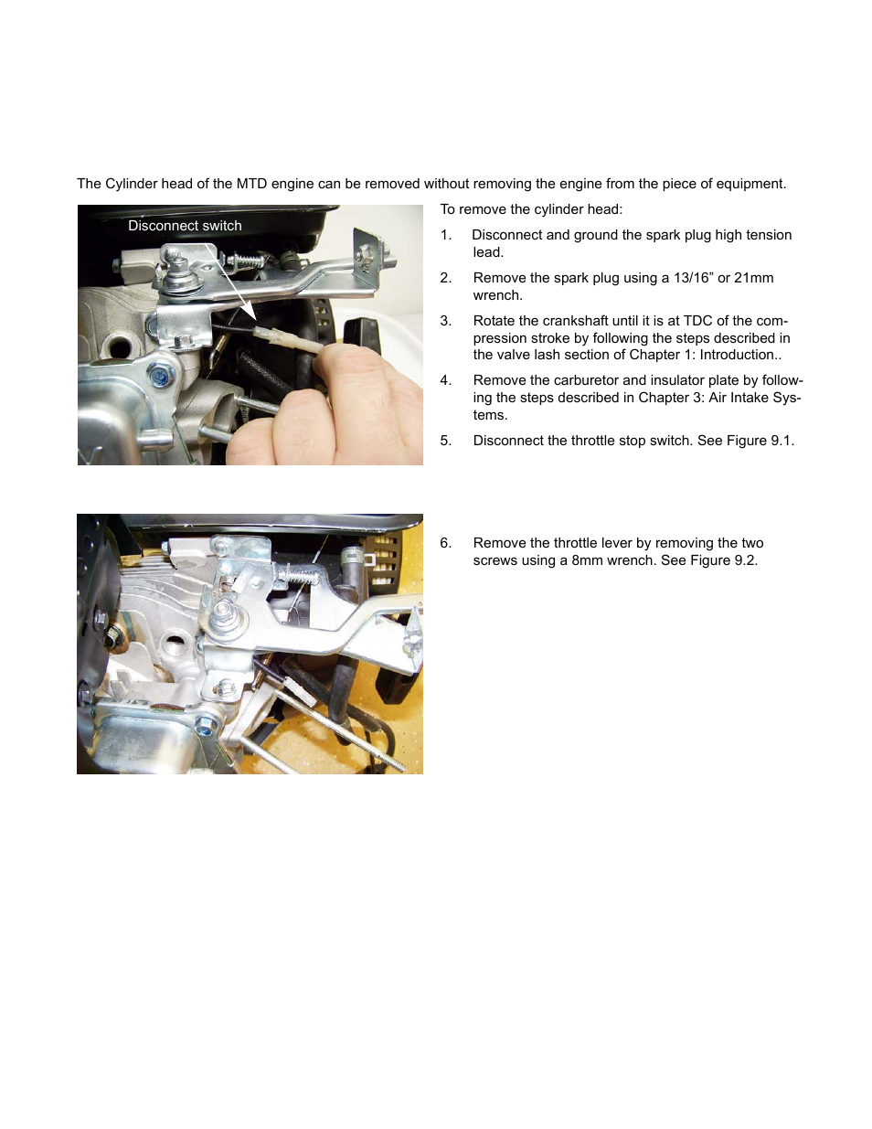 Chapter 9: cylinder head | Cub Cadet MTD 70 Series User Manual | Page 99 / 134