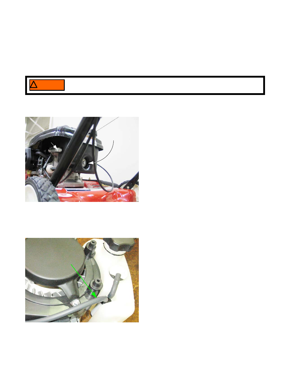 The fuel tank | Cub Cadet MTD 70 Series User Manual | Page 47 / 142