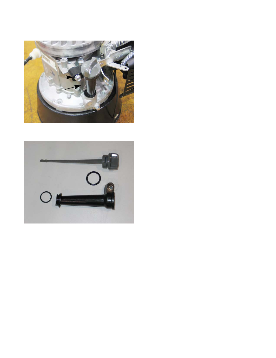 Dip stick tube removal | Cub Cadet MTD 70 Series User Manual | Page 73 / 142