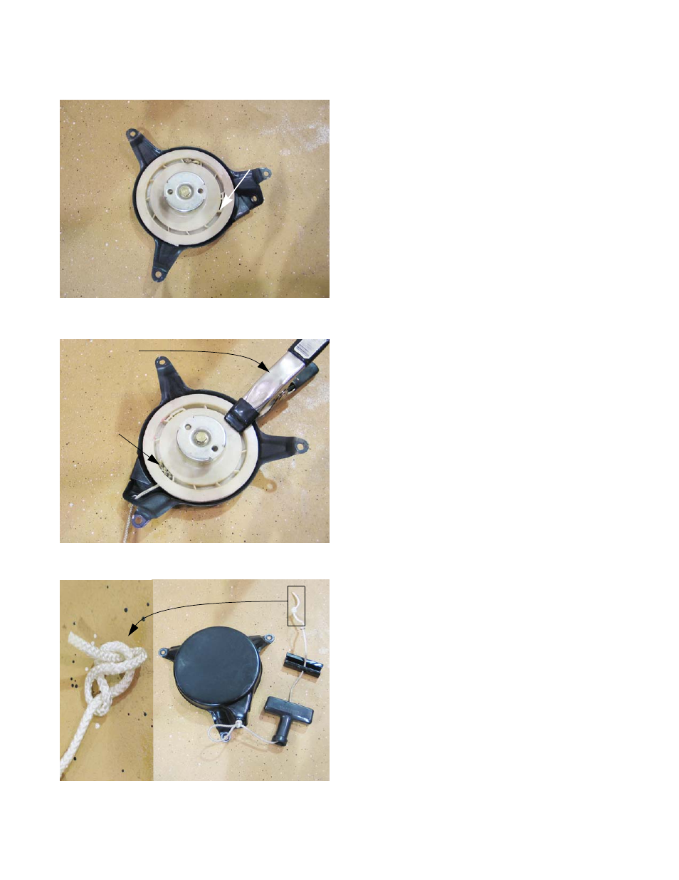Starter rope | Cub Cadet MTD 70 Series User Manual | Page 81 / 142