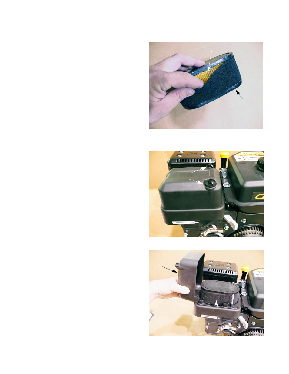 Air filter (summer engines) | Cub Cadet MTD 90 Series User Manual | Page 36 / 136