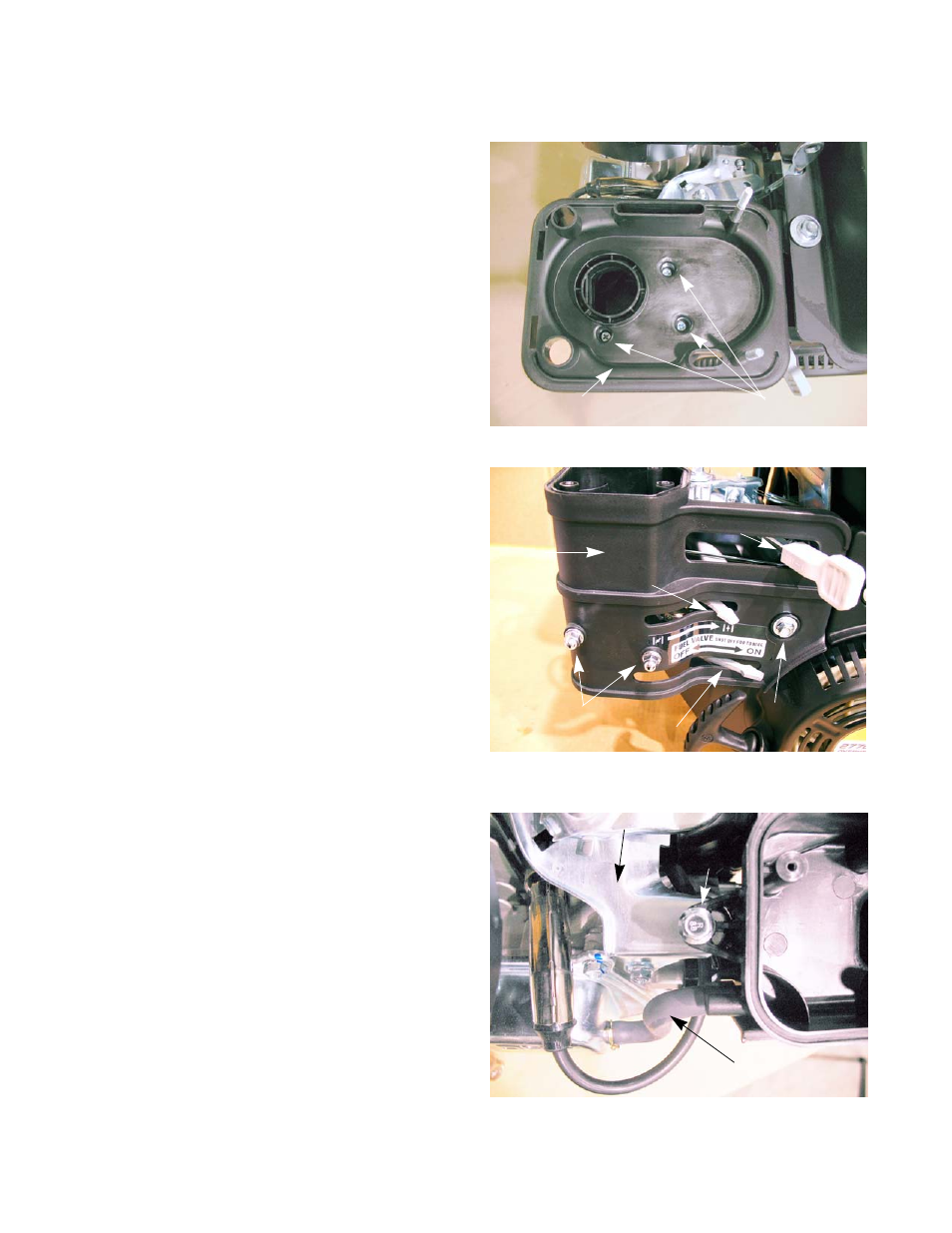 Air filter base and control panel (summer engines) | Cub Cadet MTD 90 Series User Manual | Page 38 / 136