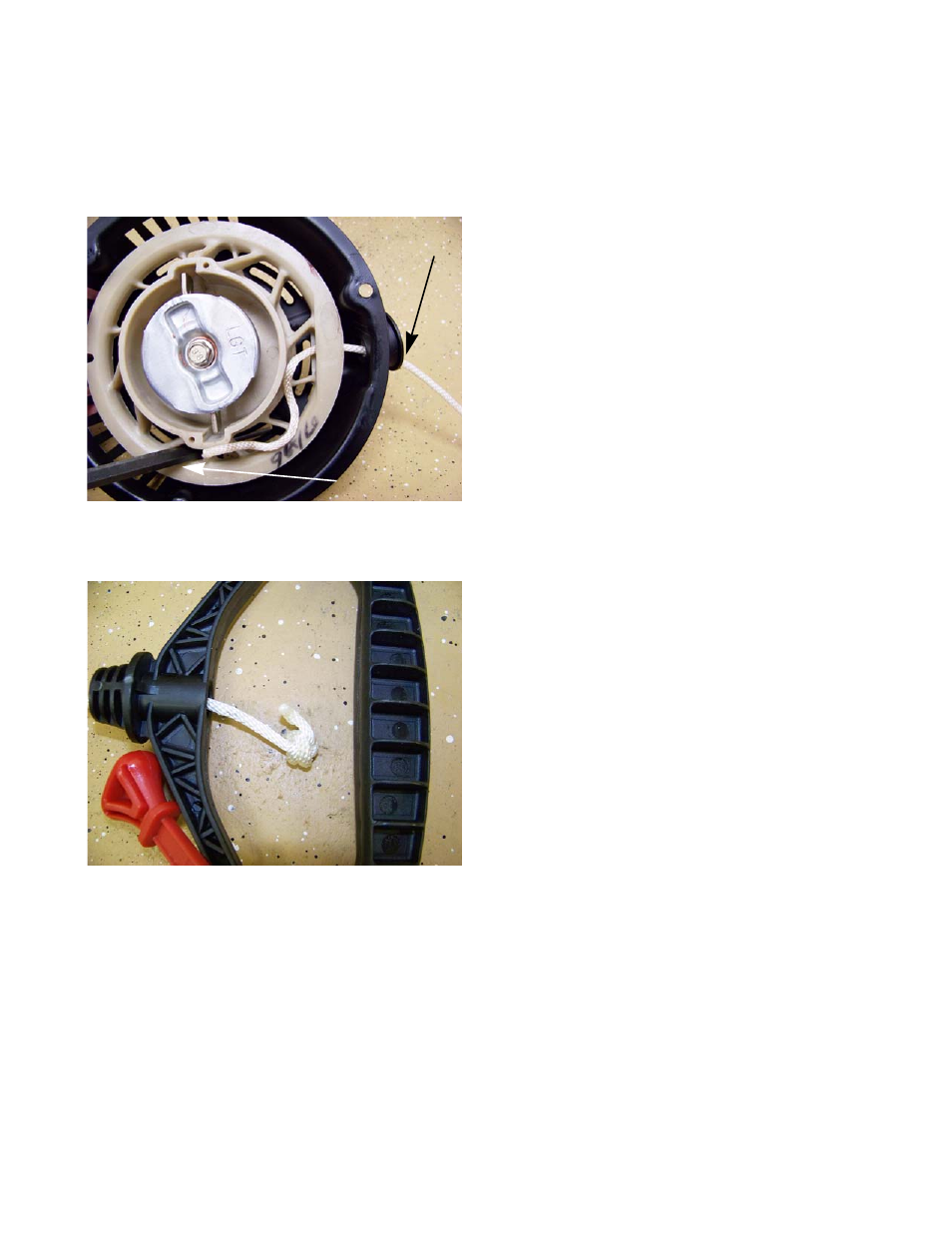 Starter rope | Cub Cadet MTD 90 Series User Manual | Page 77 / 136