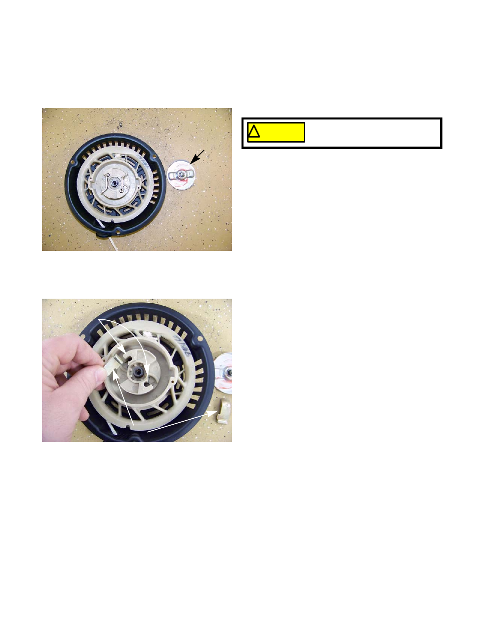 Starter pulley and recoil spring | Cub Cadet MTD 90 Series User Manual | Page 79 / 136