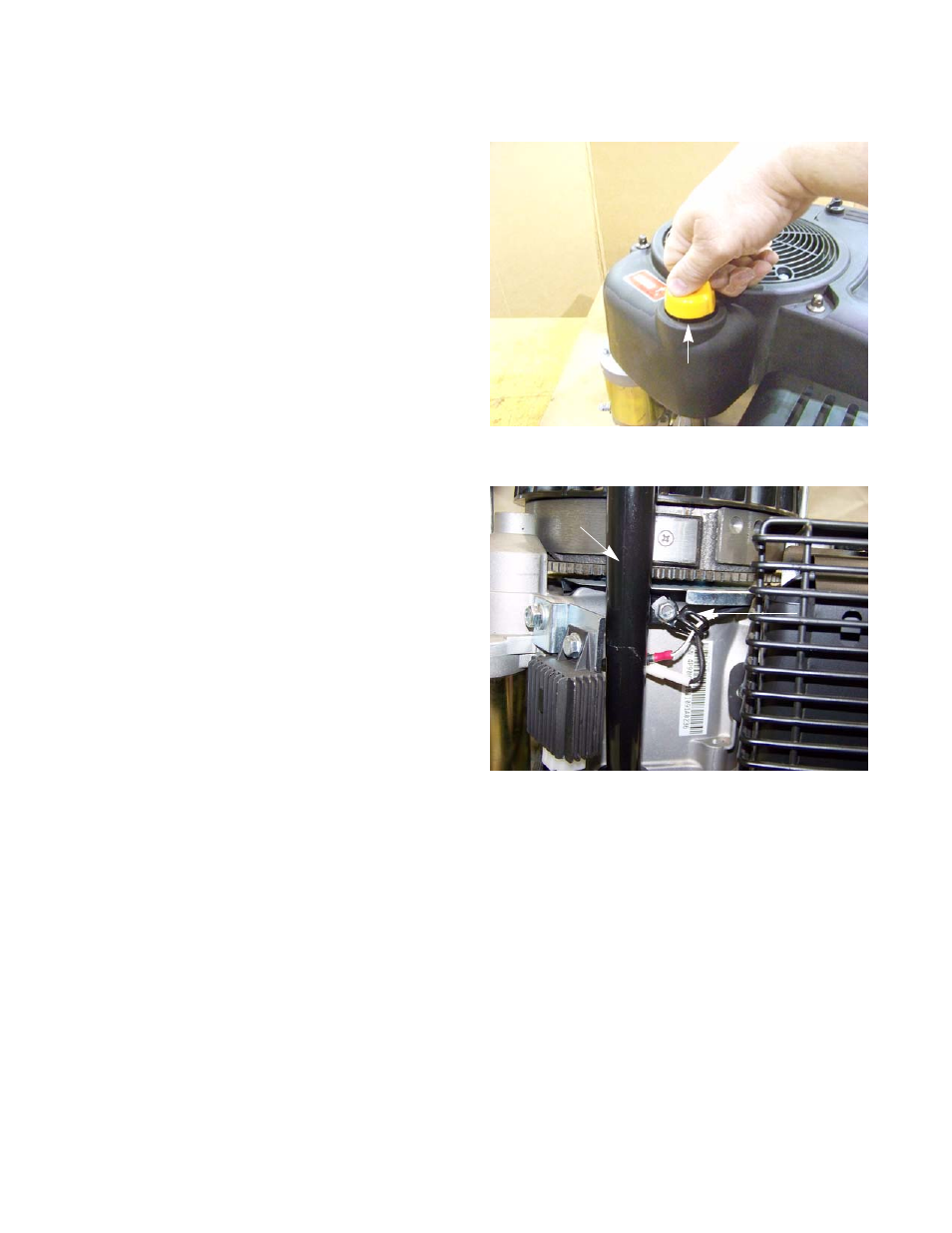 Oil dipstick, Dip stick tube removal, Oil dipstick dip stick tube removal | Cub Cadet MTD P90 Series User Manual | Page 56 / 120