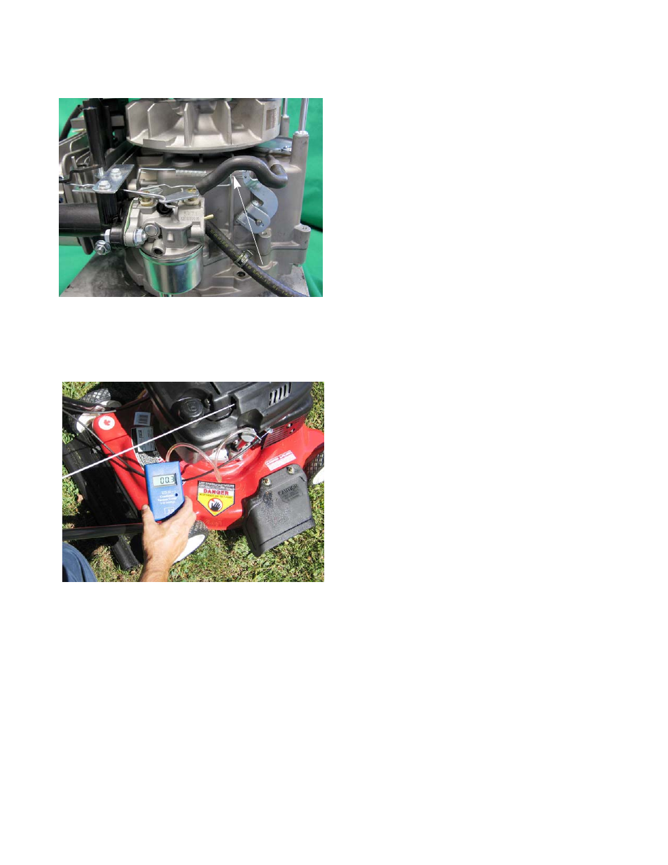 Pcv testing | Cub Cadet MTD P71 Series User Manual | Page 33 / 120