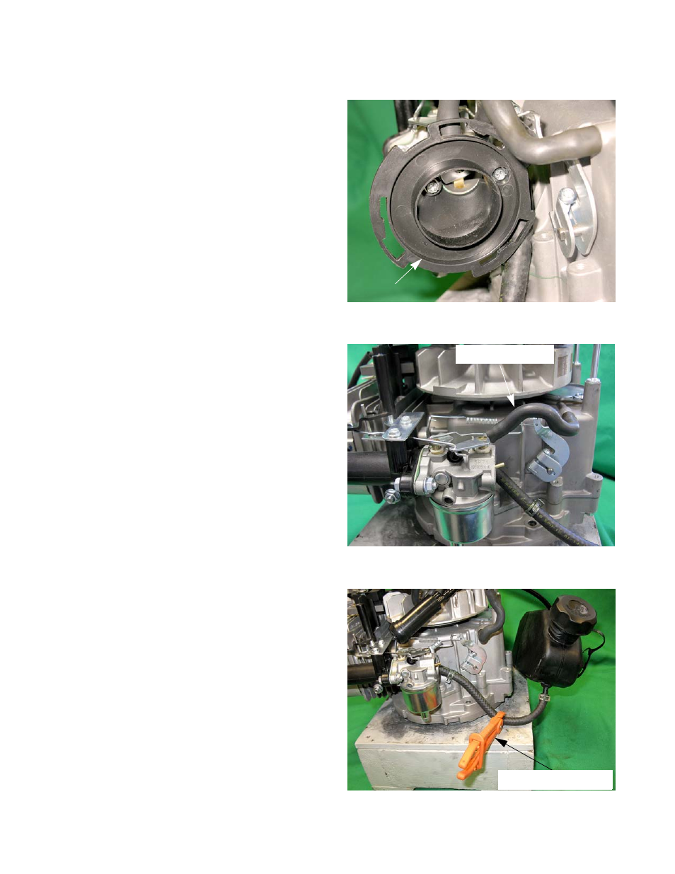 Carburetor removal/replacement, Removal/replacement | Cub Cadet MTD P71 Series User Manual | Page 40 / 120