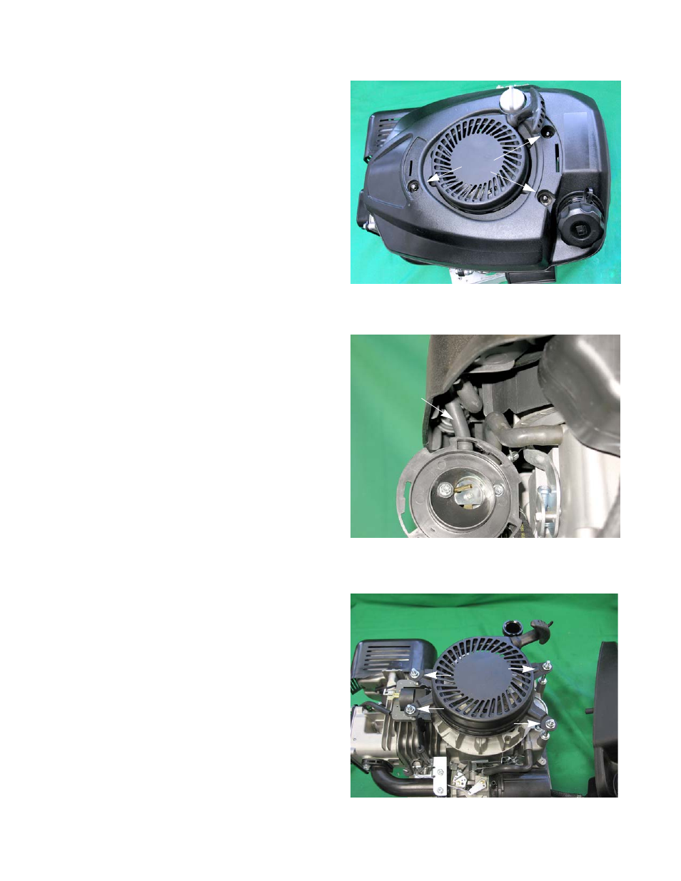 Recoil starter removal/replacement | Cub Cadet MTD P71 Series User Manual | Page 68 / 120