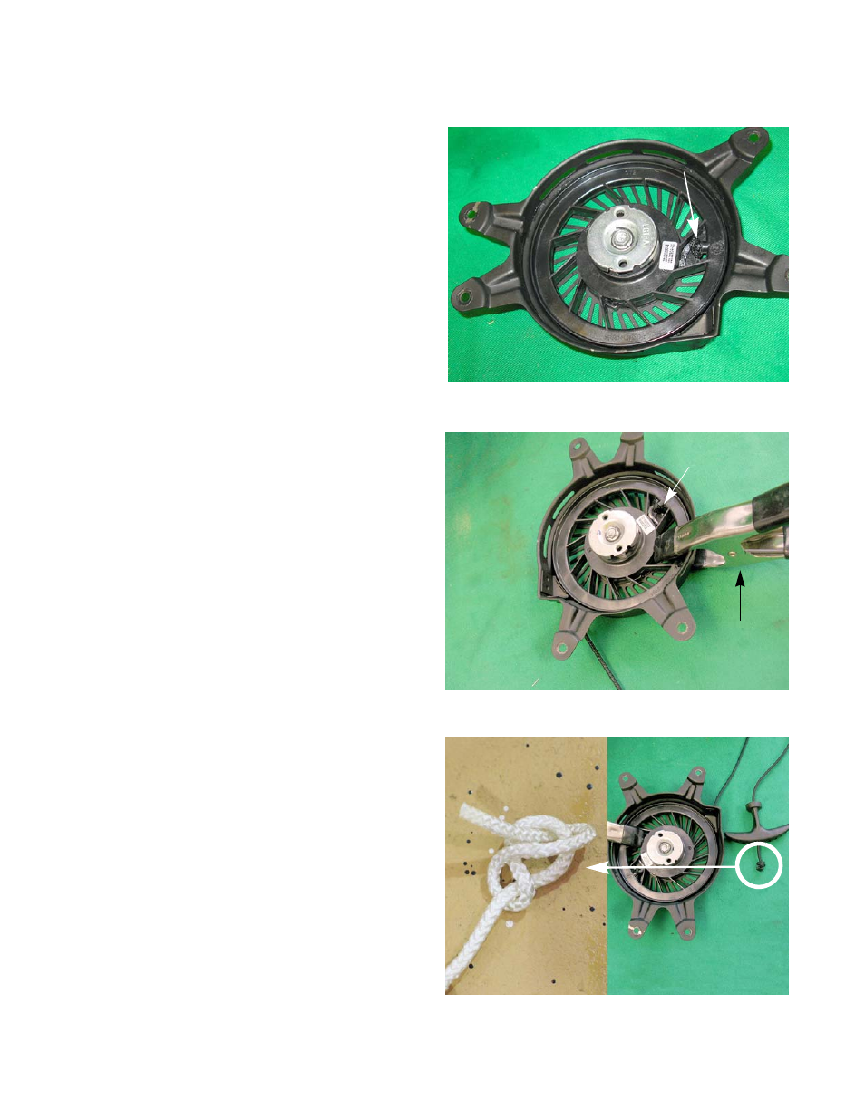 Starter rope | Cub Cadet MTD P71 Series User Manual | Page 70 / 120