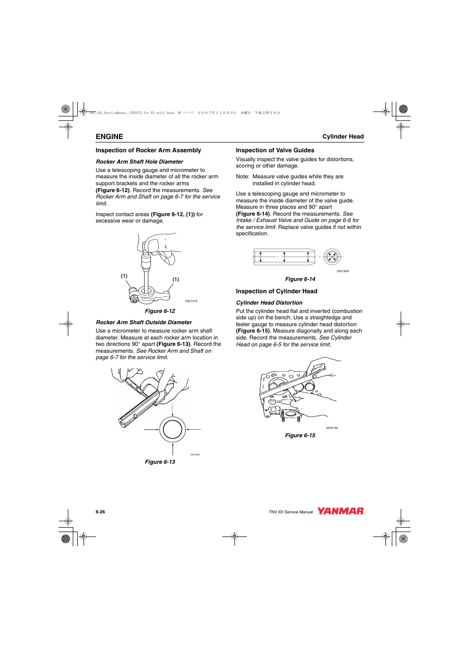 Engine | Cub Cadet Yanmar 3TNV72 User Manual | Page 125 / 283