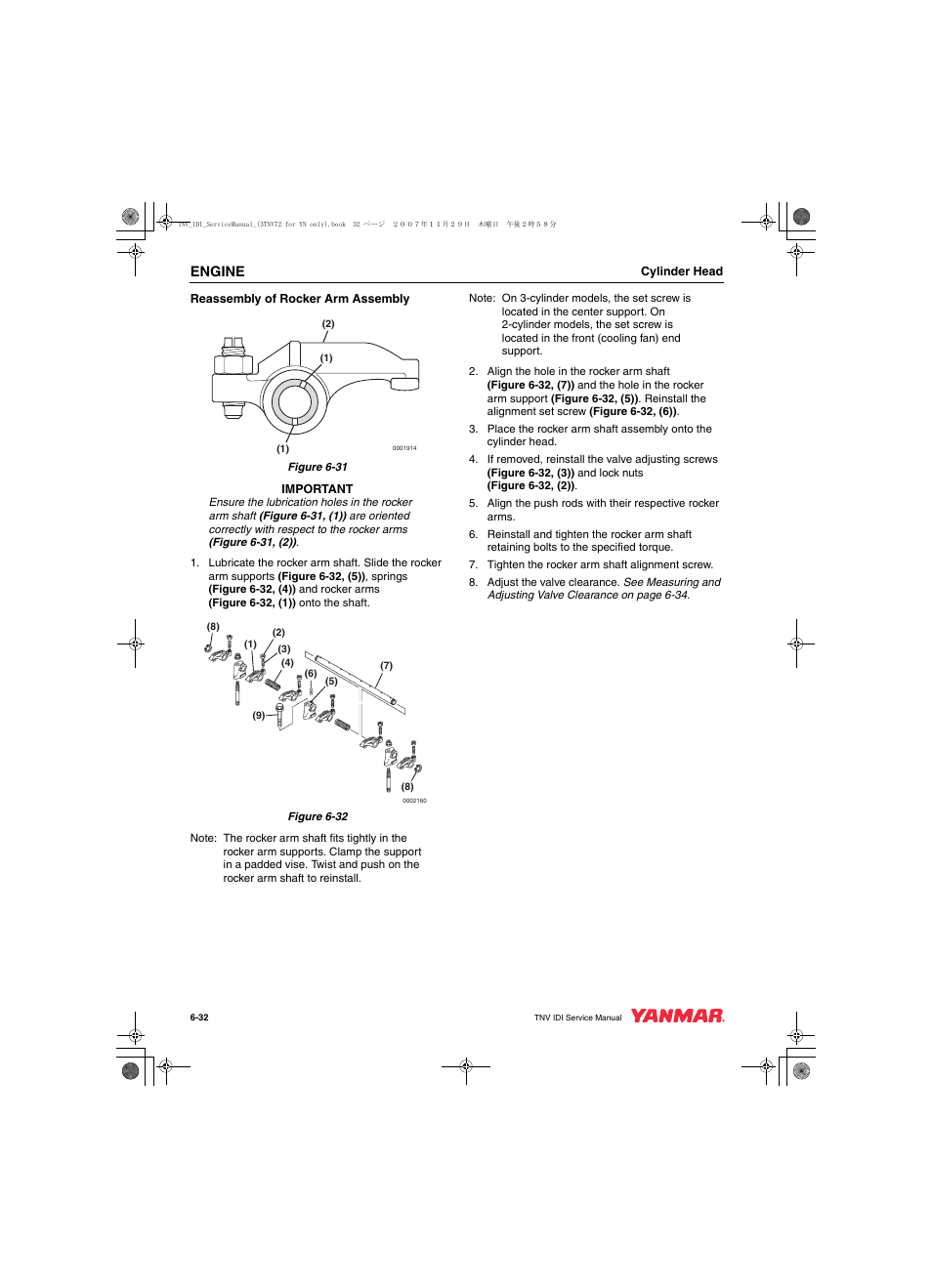 Engine | Cub Cadet Yanmar 3TNV72 User Manual | Page 131 / 283