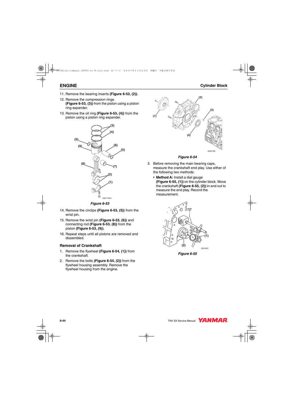 Engine | Cub Cadet Yanmar 3TNV72 User Manual | Page 143 / 283