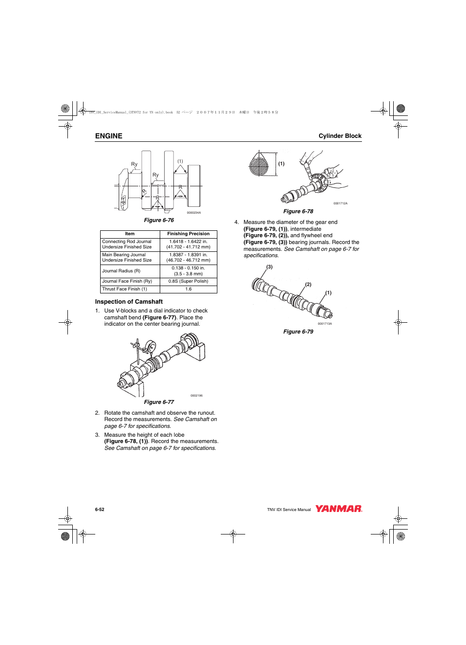 Engine | Cub Cadet Yanmar 3TNV72 User Manual | Page 151 / 283