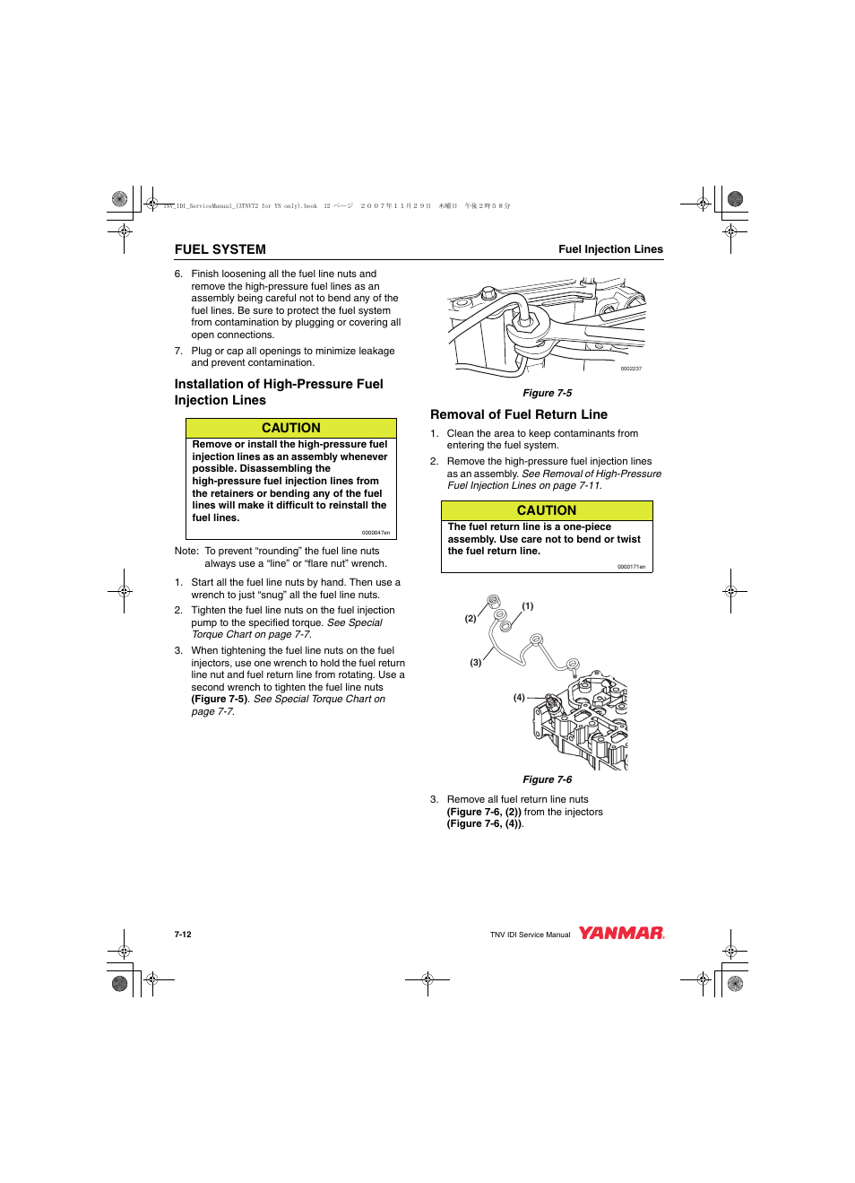 Cub Cadet Yanmar 3TNV72 User Manual | Page 173 / 283