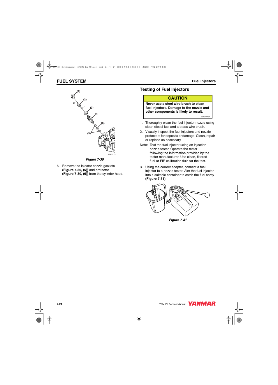 Cub Cadet Yanmar 3TNV72 User Manual | Page 185 / 283