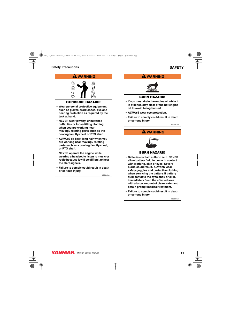 Cub Cadet Yanmar 3TNV72 User Manual | Page 24 / 283
