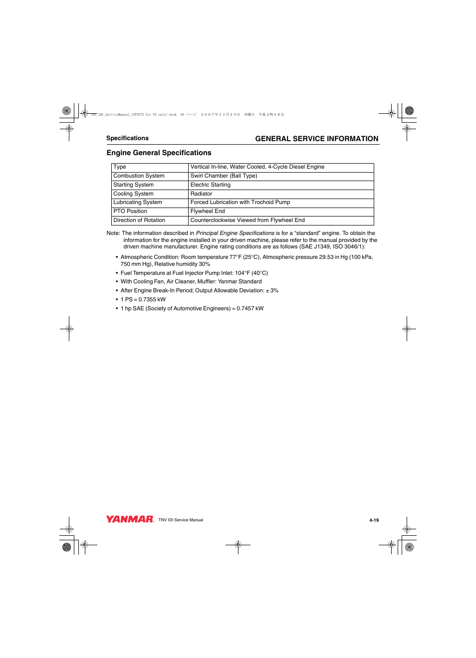 Cub Cadet Yanmar 3TNV72 User Manual | Page 54 / 283