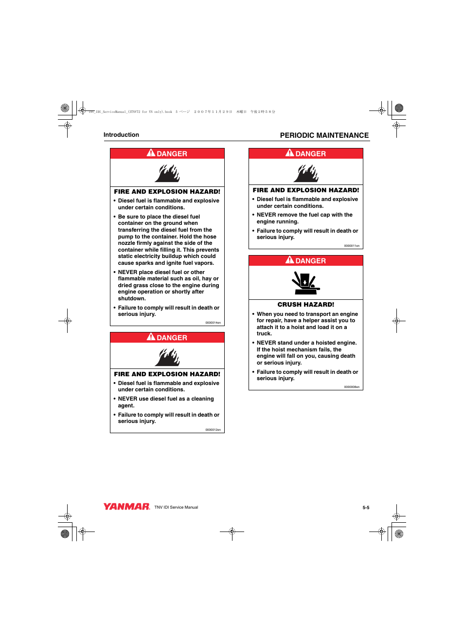 Cub Cadet Yanmar 3TNV72 User Manual | Page 66 / 283