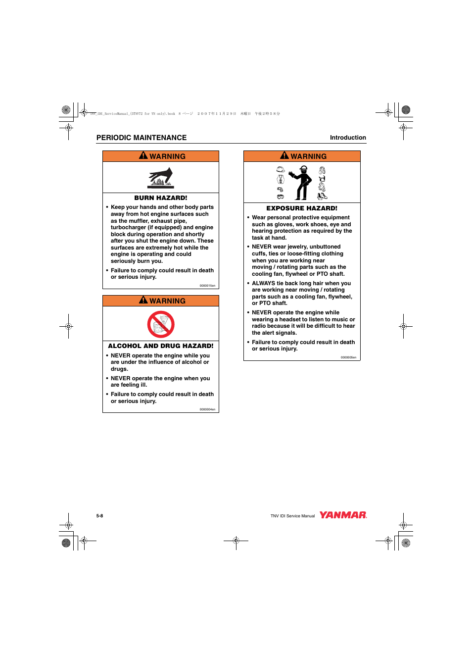 Cub Cadet Yanmar 3TNV72 User Manual | Page 69 / 283
