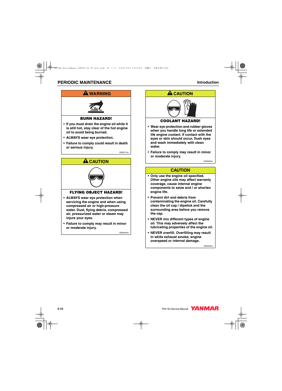 Cub Cadet Yanmar 3TNV72 User Manual | Page 71 / 283