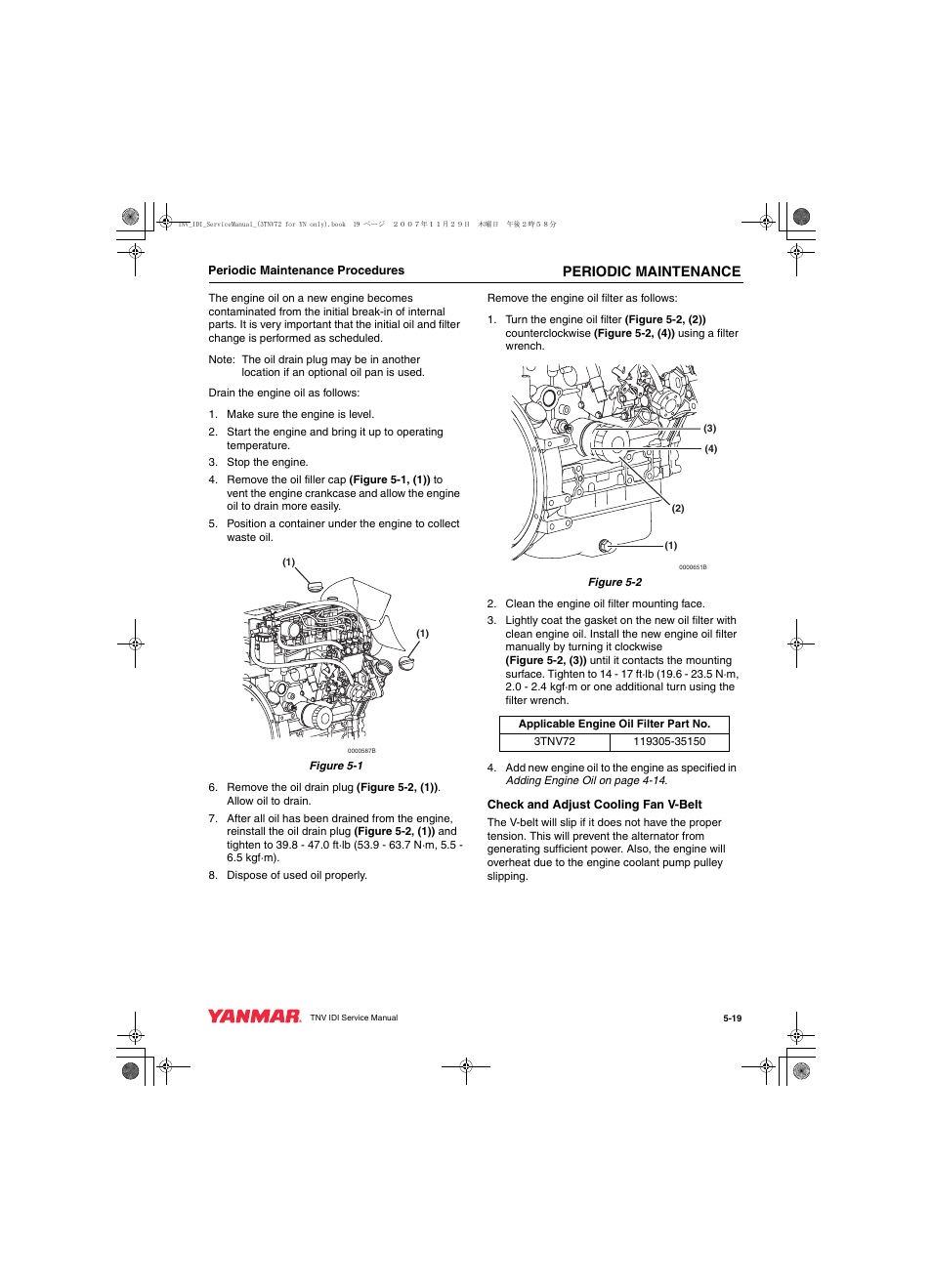 Cub Cadet Yanmar 3TNV72 User Manual | Page 80 / 283