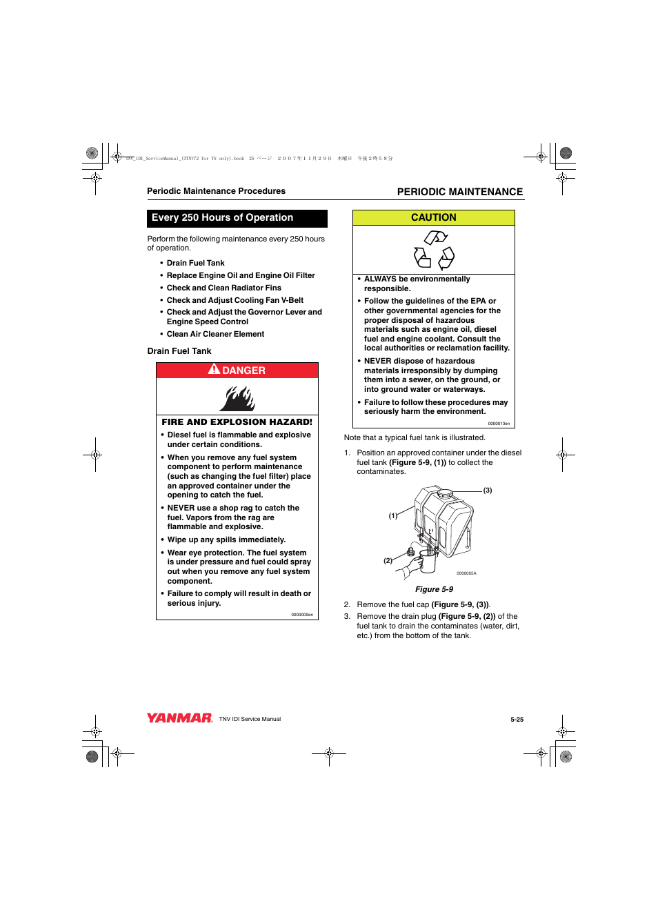 Cub Cadet Yanmar 3TNV72 User Manual | Page 86 / 283