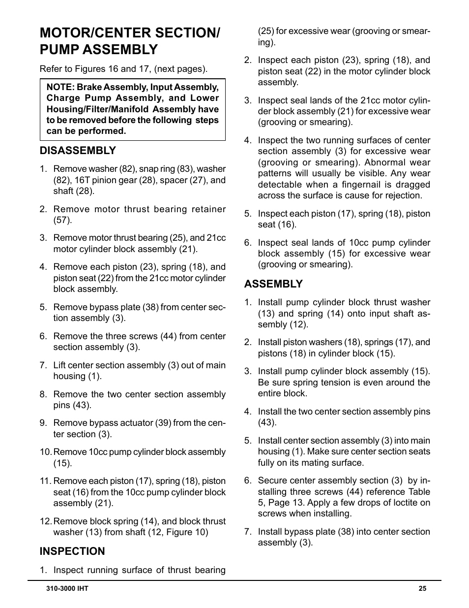 Cub Cadet 310-3000 User Manual | Page 29 / 40