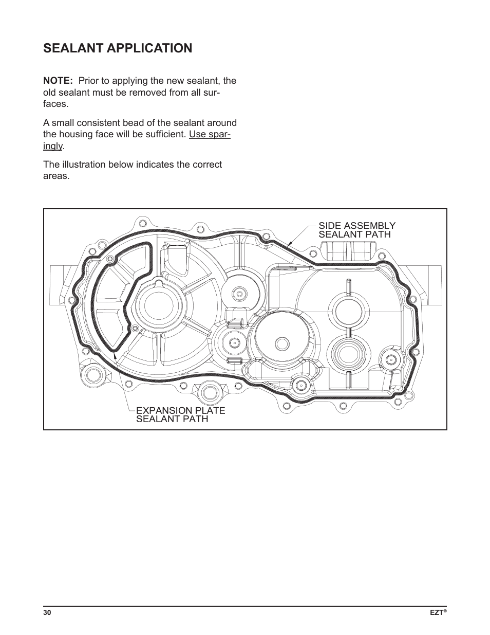 Sealant application | Cub Cadet ZD User Manual | Page 33 / 40