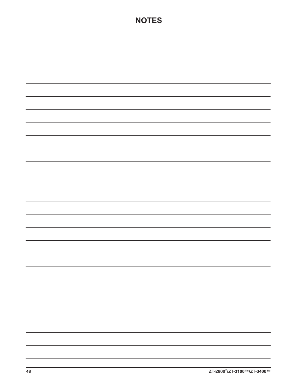 Cub Cadet ZT-3400 User Manual | Page 50 / 52