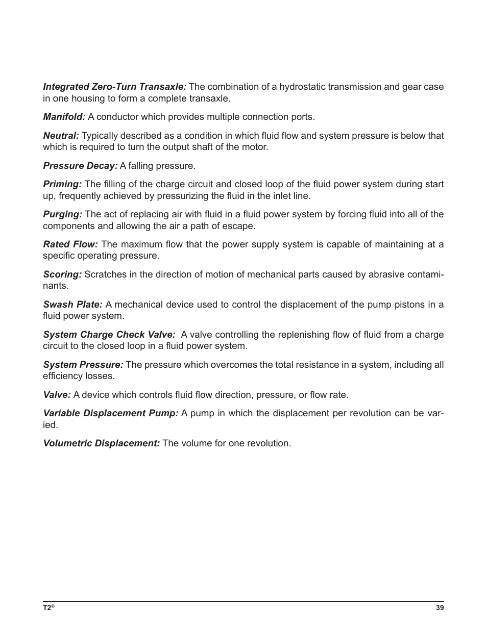 Cub Cadet T2-HP User Manual | Page 43 / 48