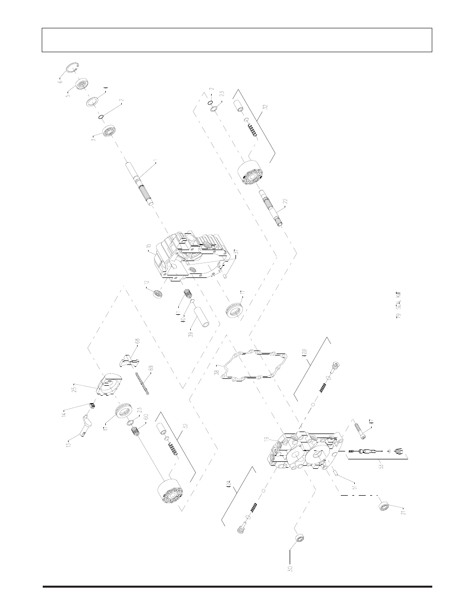 Bdu-10/21, Bdu-10s parts drawing & parts list | Cub Cadet BDU-10/21 User Manual | Page 22 / 28
