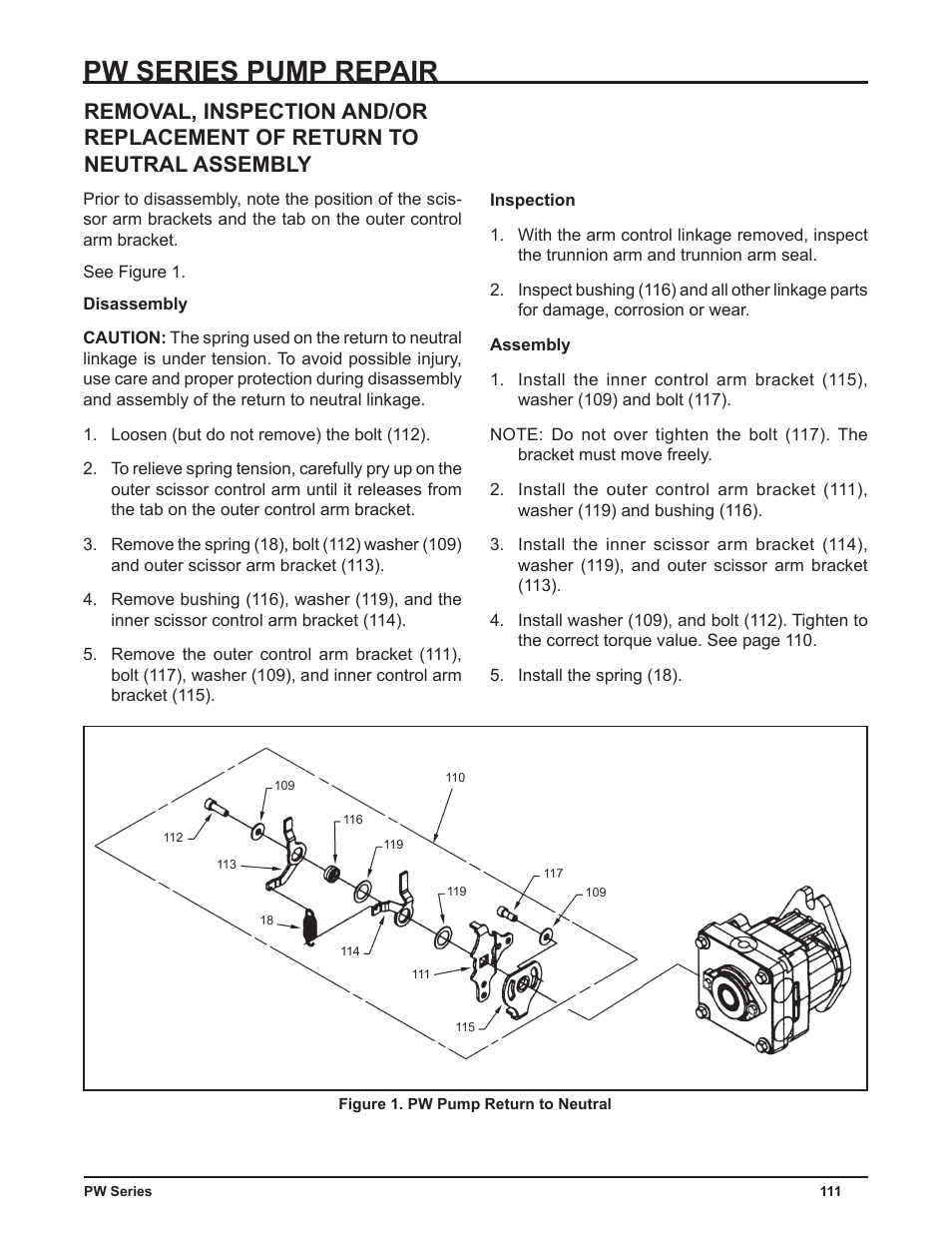 Pw series pump repair | Cub Cadet P Series User Manual | Page 116 / 136