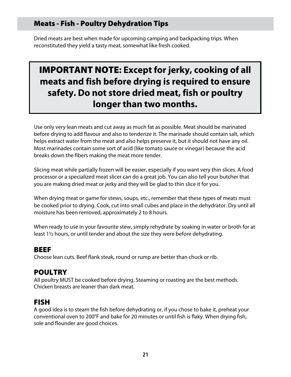 Cfd-2006_userguide_english_final 10 | CuiZen Dehydrator CFD-20 User Manual | Page 21 / 26