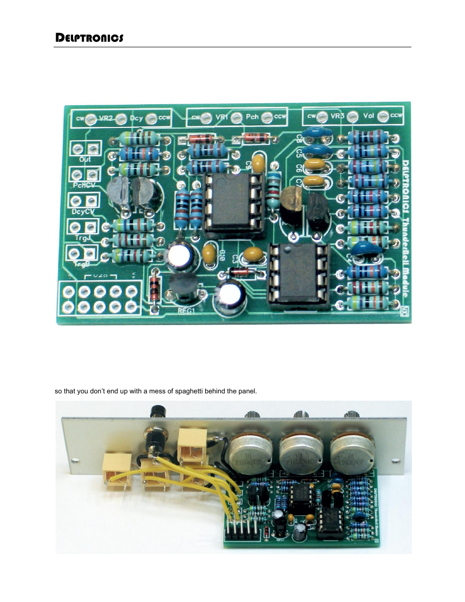 Delptronics ThunderBell User Manual | Page 2 / 8