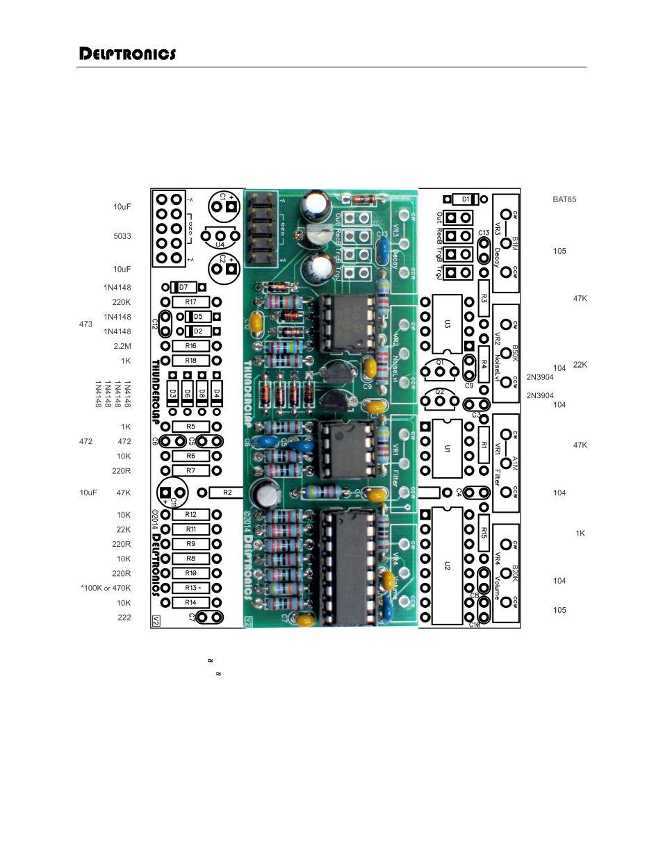 Thunderclap kit instructions v2 | Delptronics Thunderclap User Manual | Page 2 / 11