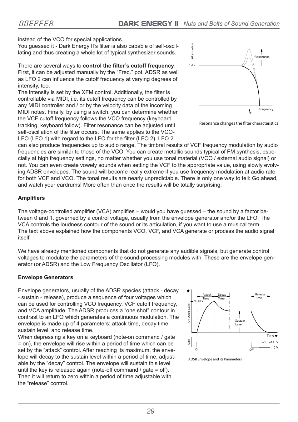 Dark energy ii doepfer, Nuts and bolts of sound generation | Doepfer Dark Energy II User Manual | Page 29 / 32