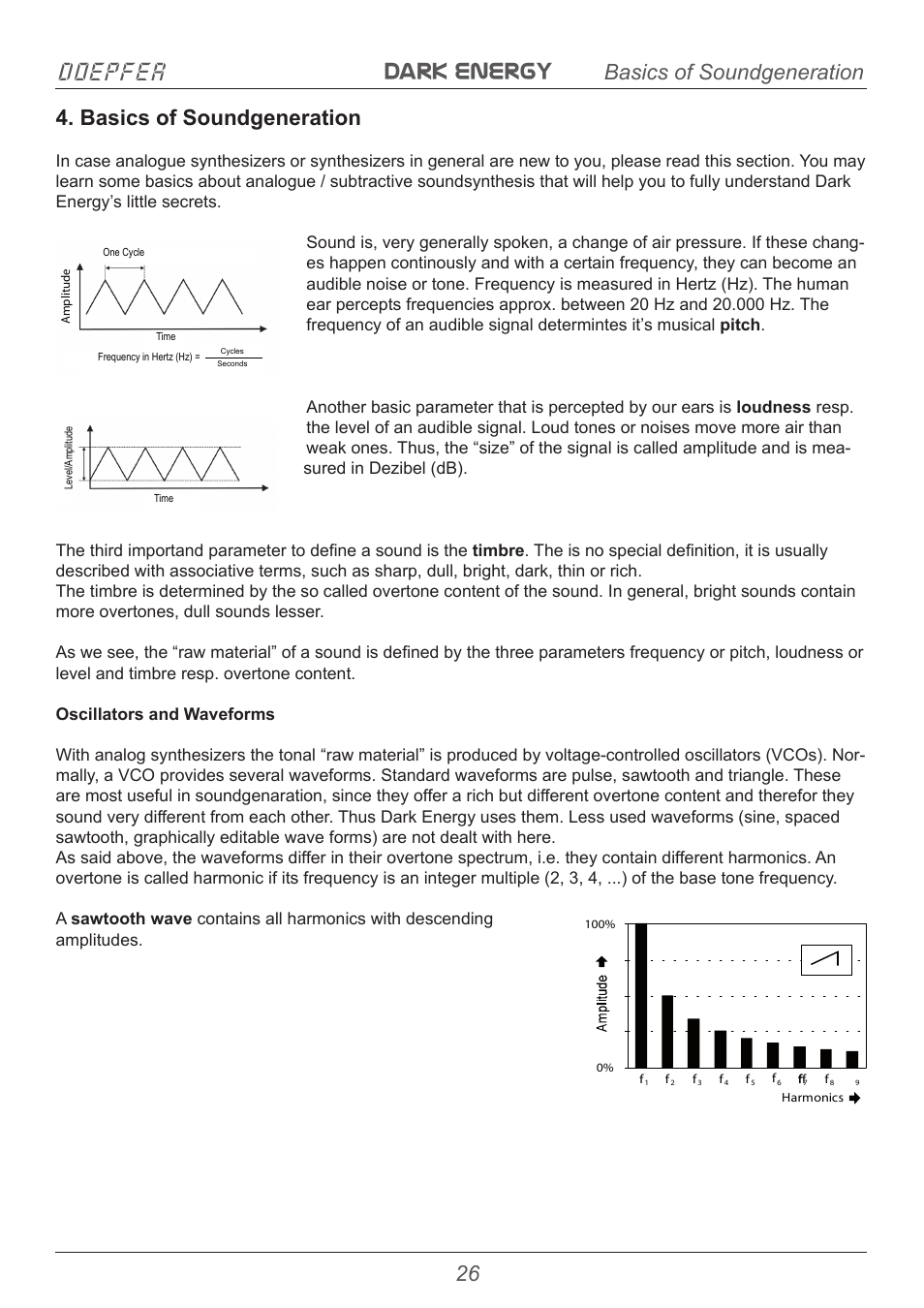 Dark energy doepfer | Doepfer Dark Energy I  (device no longer available) User Manual | Page 26 / 44