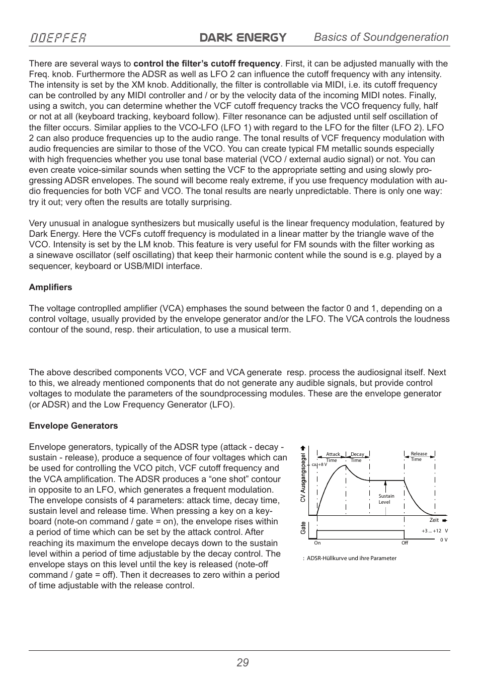 Dark energy doepfer, 29 basics of soundgeneration | Doepfer Dark Energy I  (device no longer available) User Manual | Page 29 / 44