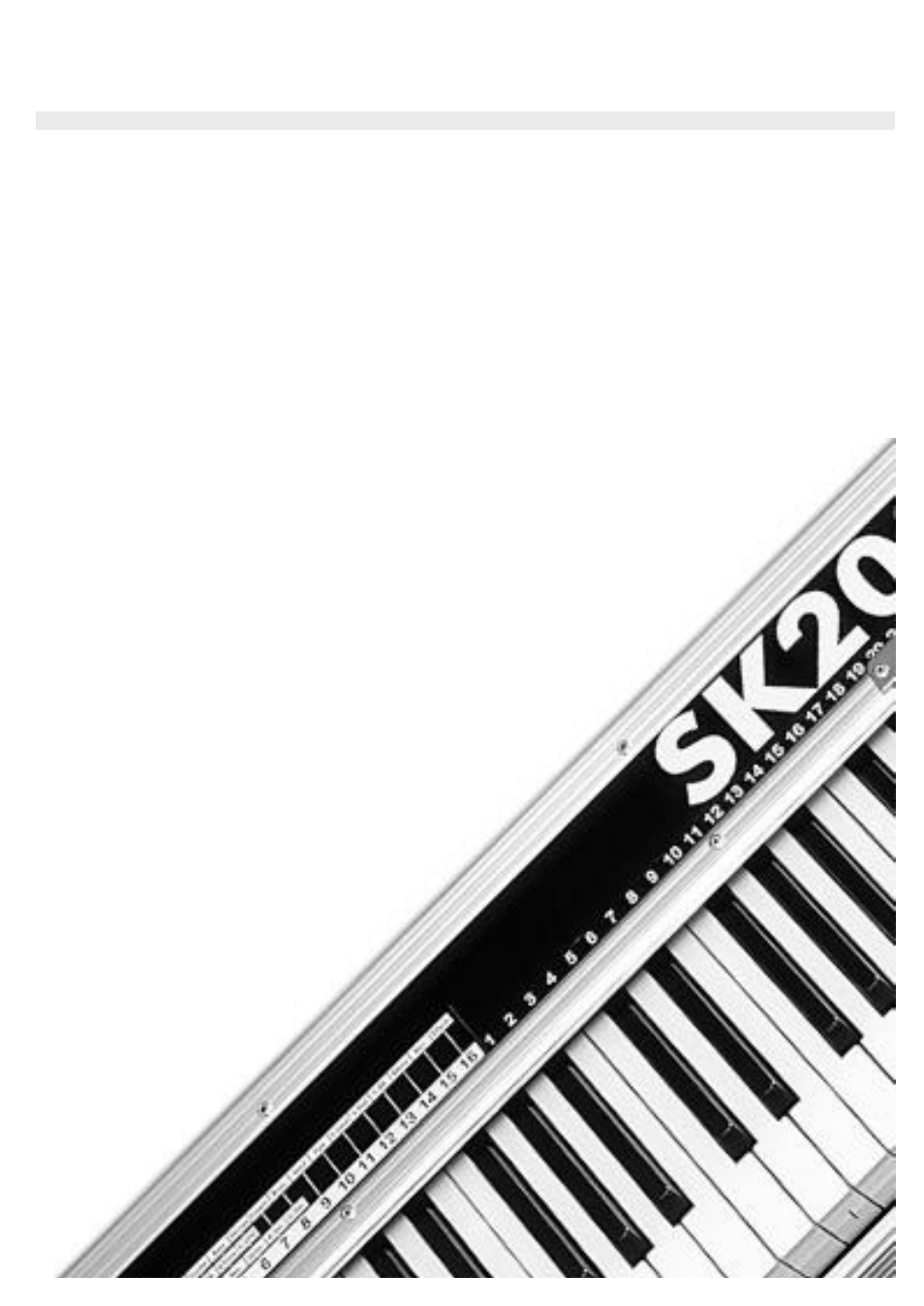 Doepfer SK2000 Midi Masterkeyboard (device no longer available) User Manual | 32 pages