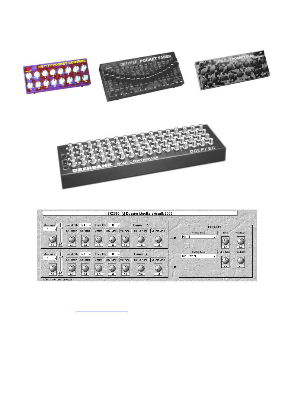 Doepfer SK2000 Midi Masterkeyboard (device no longer available) User Manual | Page 31 / 32