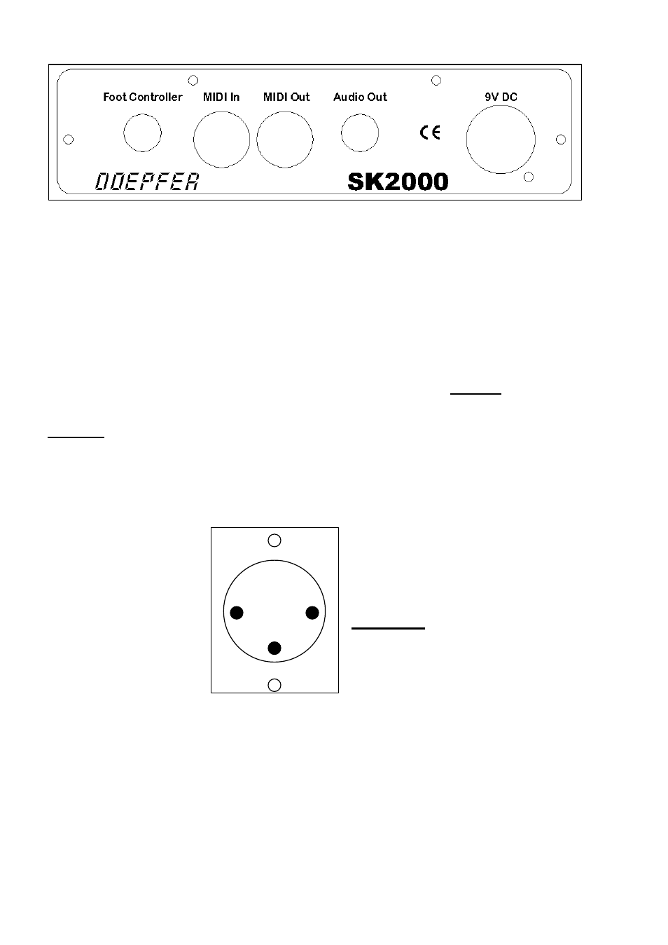 Doepfer SK2000 Midi Masterkeyboard (device no longer available) User Manual | Page 6 / 32