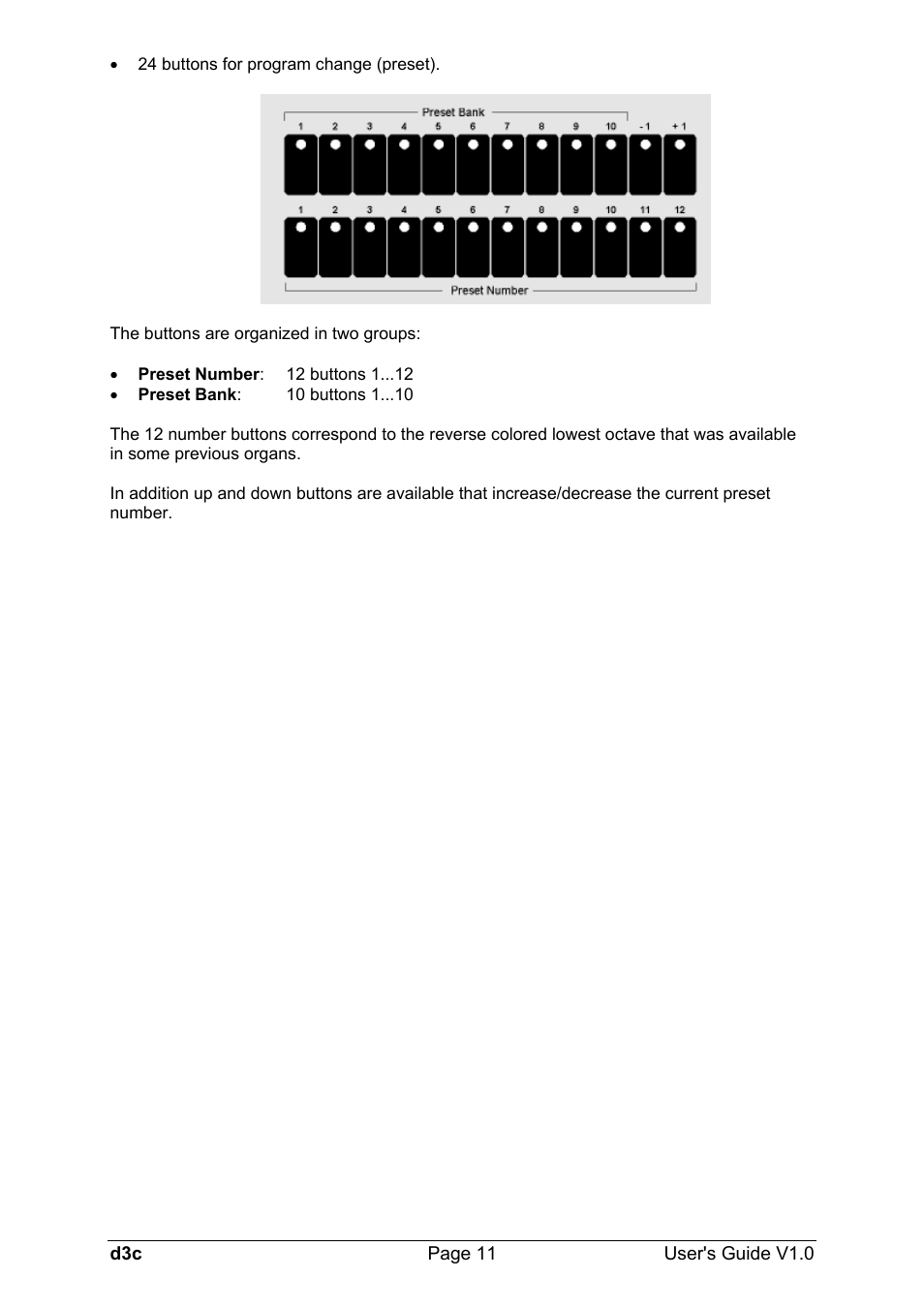 Doepfer d3c Midi/USB Organ Controller User Manual | Page 11 / 16