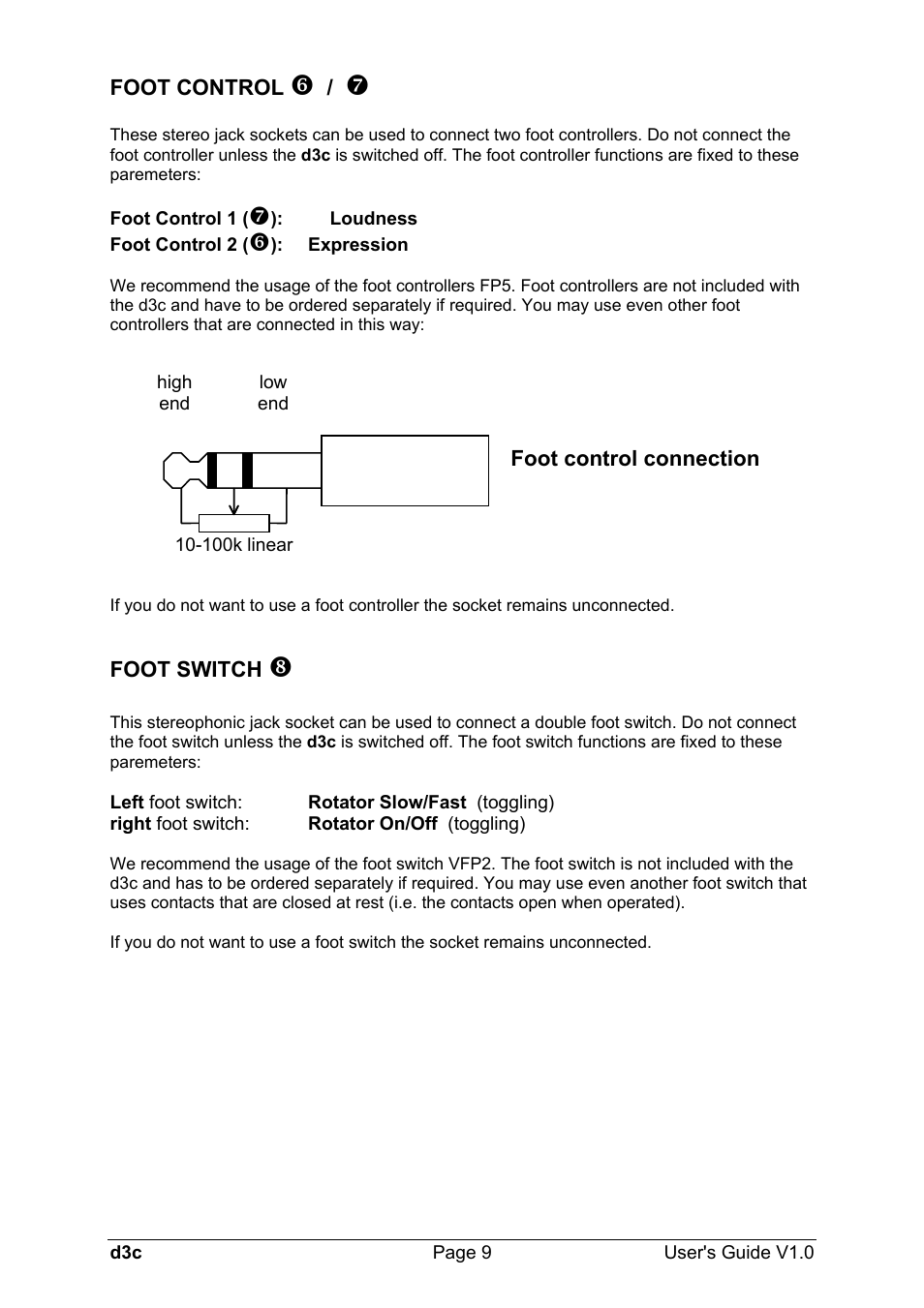 Doepfer d3c Midi/USB Organ Controller User Manual | Page 9 / 16