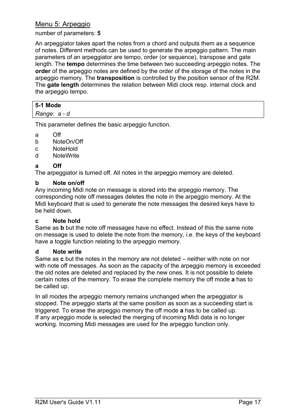 Doepfer R2M Midi-Ribbon-Controller User Manual | Page 17 / 28