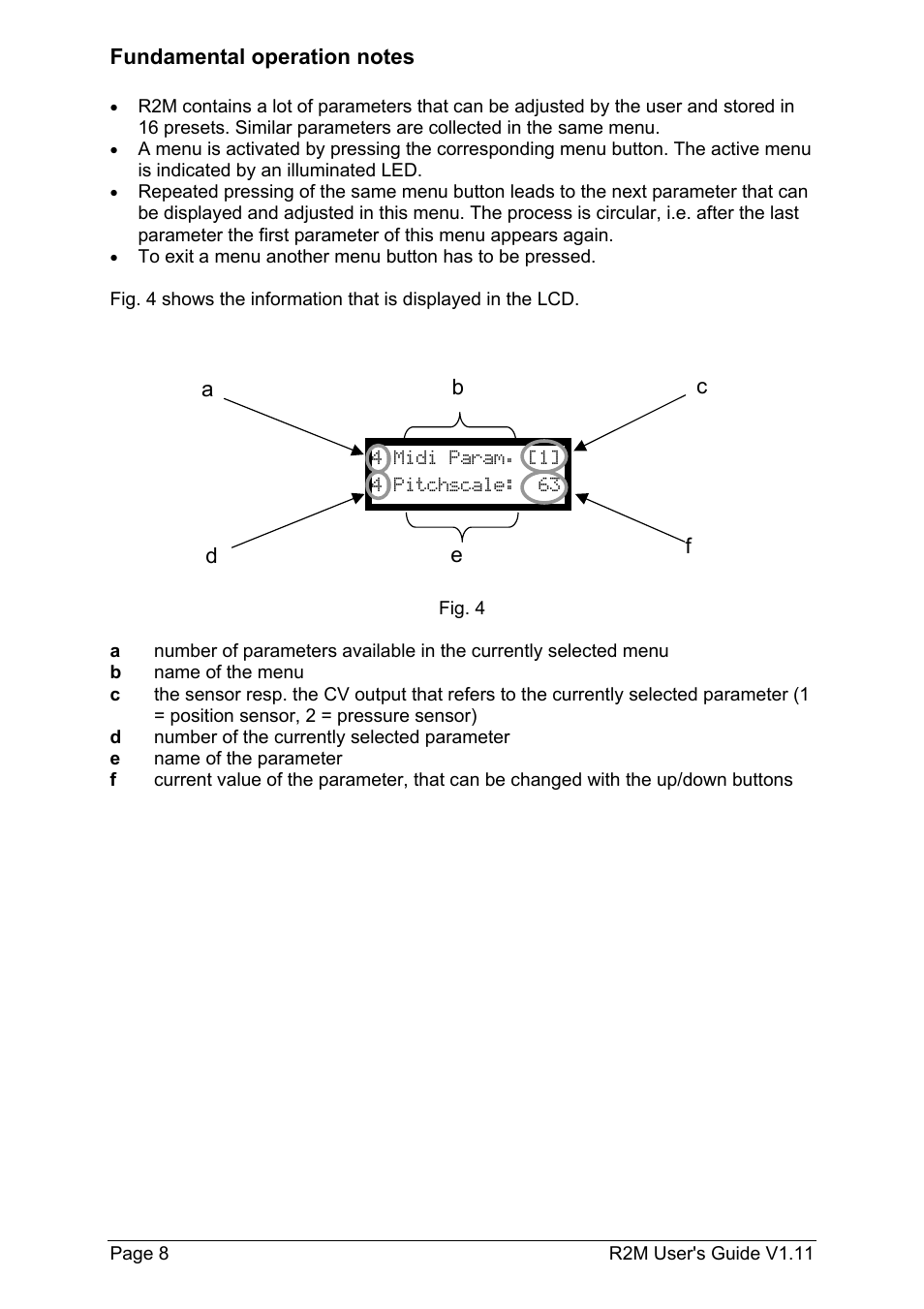 Doepfer R2M Midi-Ribbon-Controller User Manual | Page 8 / 28