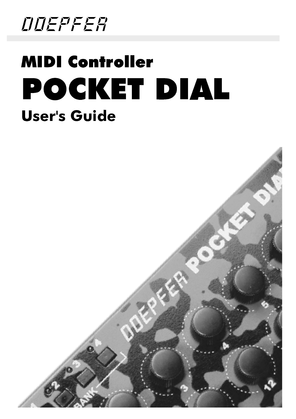 Doepfer Pocket Dial (device no longer available) User Manual | 40 pages