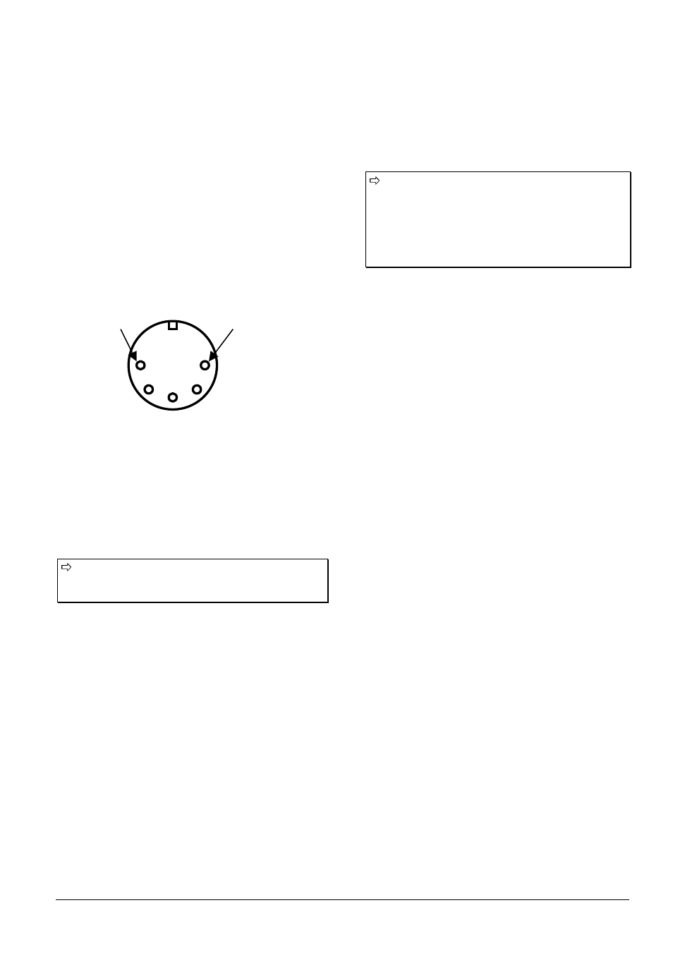 Sync-input/output, Cv/gate connection | Doepfer Schaltwerk (device no longer available) User Manual | Page 6 / 32