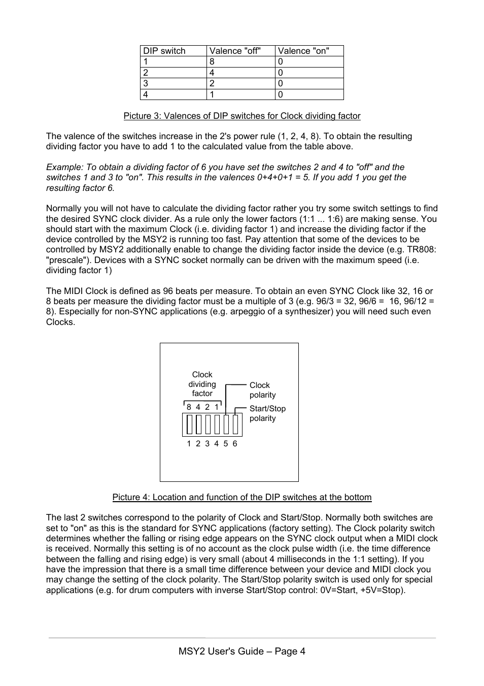 Doepfer MSY2 Midi Sync Interface User Manual | Page 5 / 5