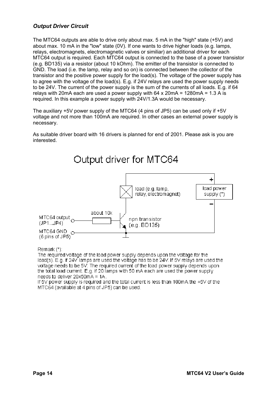 Doepfer MTC64 Midi to Gate Interface  (main board) User Manual | Page 14 / 16