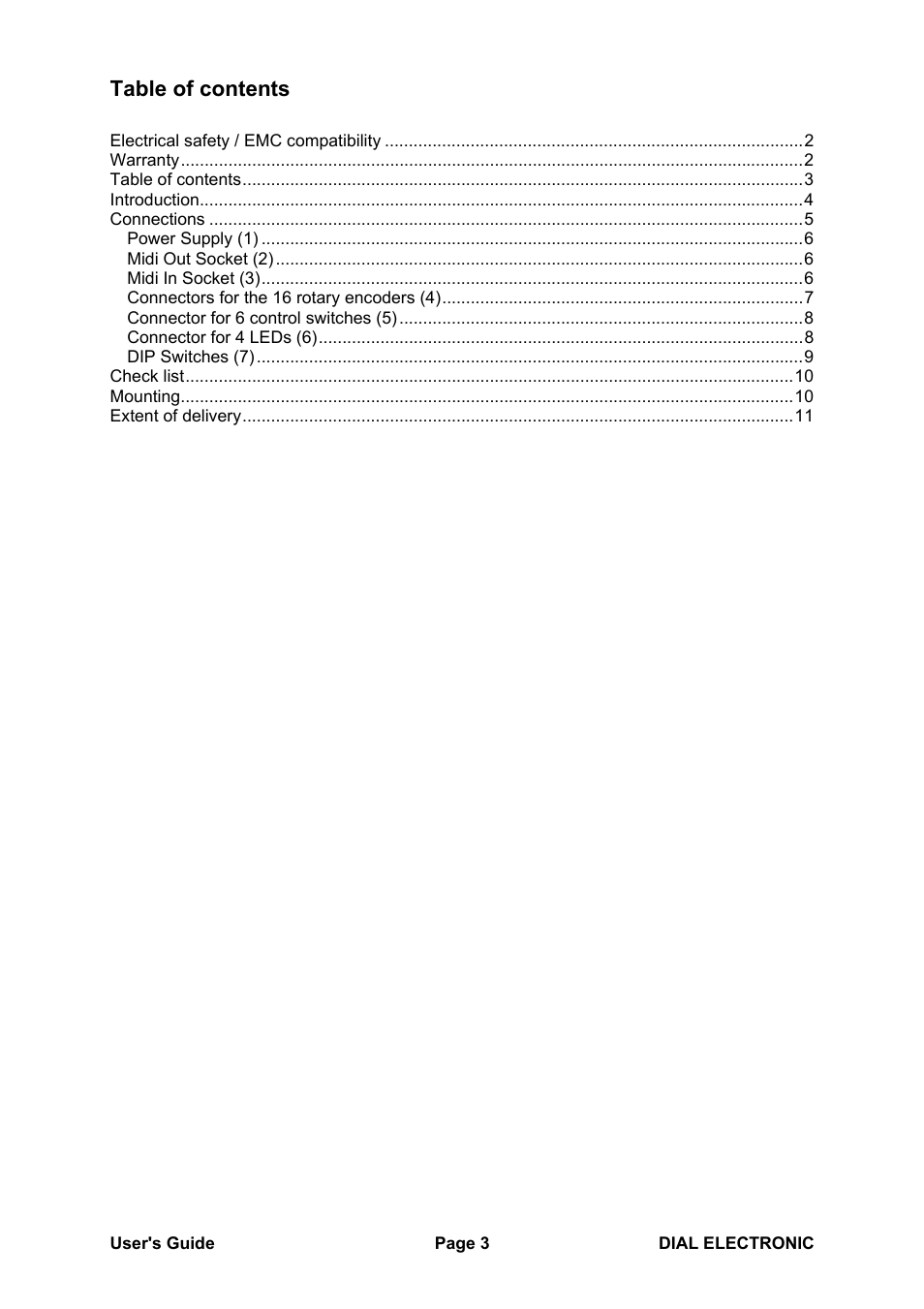 Doepfer Dial Electronic User Manual | Page 3 / 12